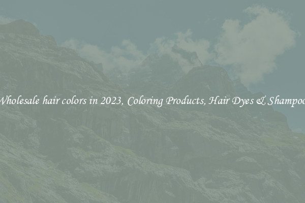 Wholesale hair colors in 2023, Coloring Products, Hair Dyes & Shampoos