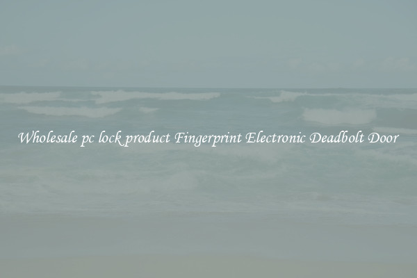 Wholesale pc lock product Fingerprint Electronic Deadbolt Door 