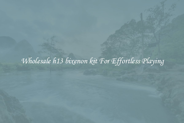 Wholesale h13 bixenon kit For Effortless Playing