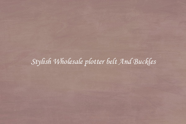 Stylish Wholesale plotter belt And Buckles