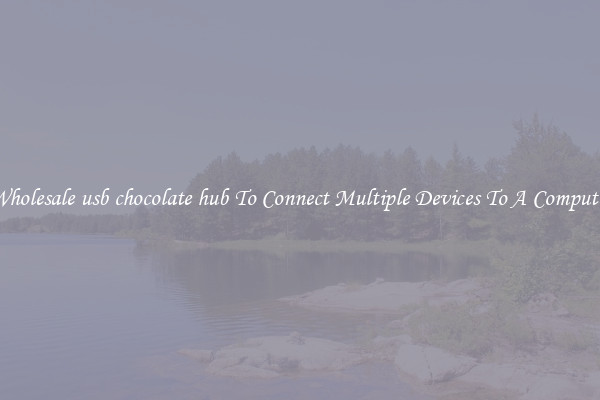 Wholesale usb chocolate hub To Connect Multiple Devices To A Computer